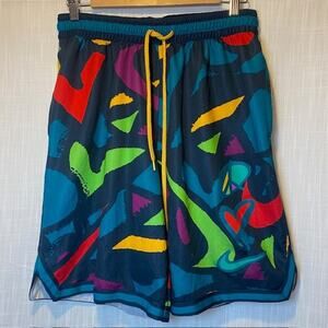 Nike Peace Love Basketball Shorts Dri Fit Elite Mens Large